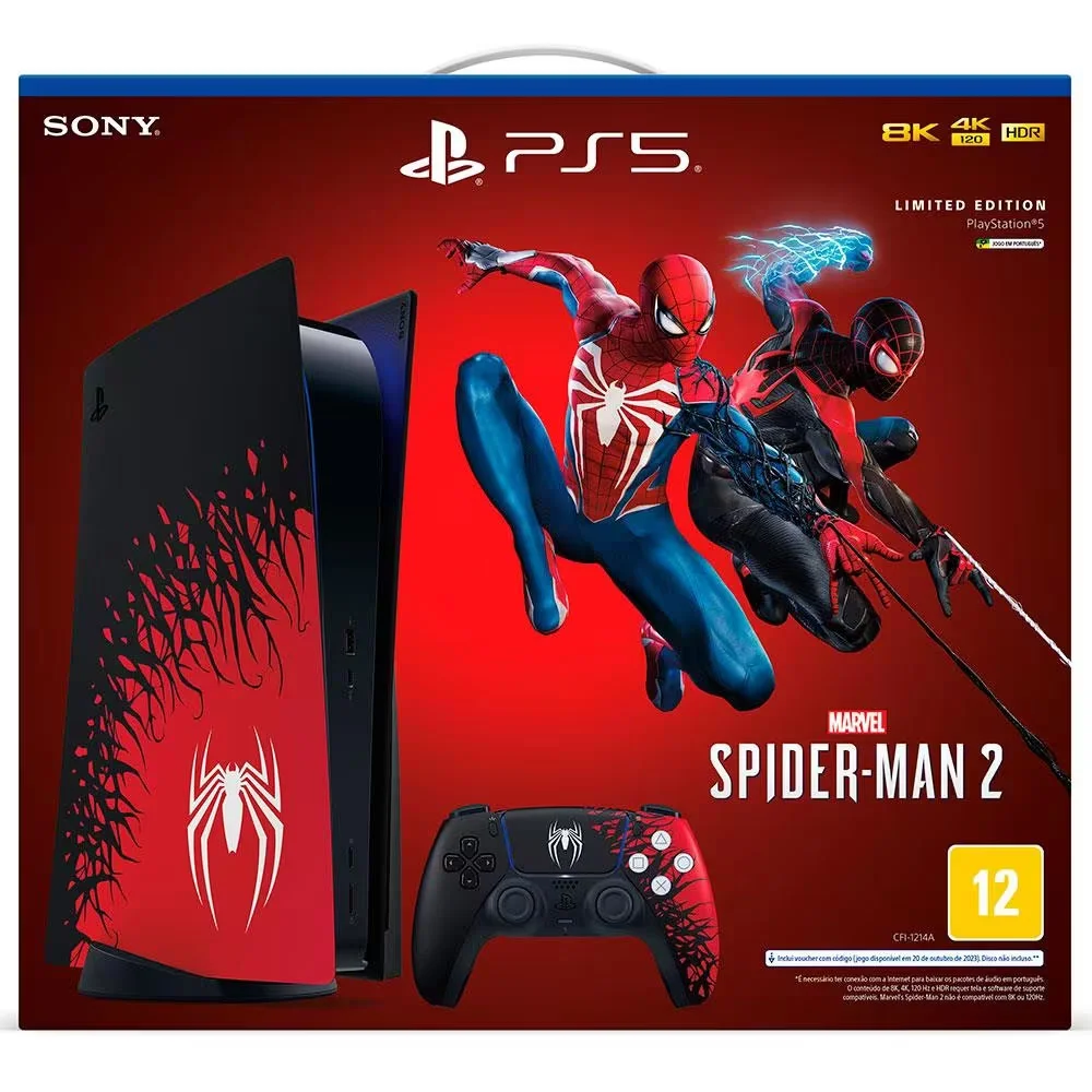 PlayStation - PlayStation5 PS5 新型 本体MARVEL SPIDER-MAN2 Console Playstation 5 SpiderMan 2 KaBuM