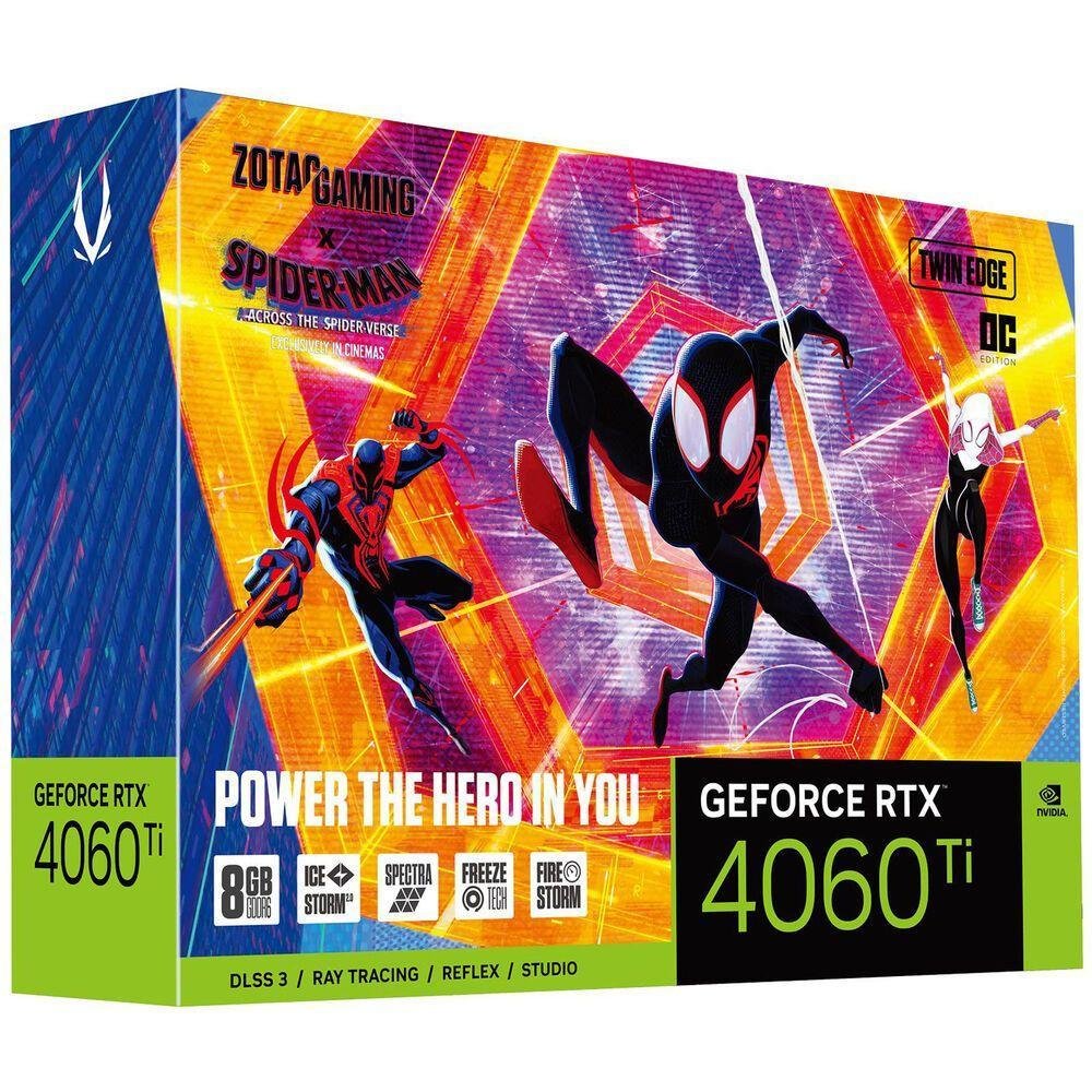 Placa De Vídeo RTX 4060 Ti SpiderMan 8GB KaBuM