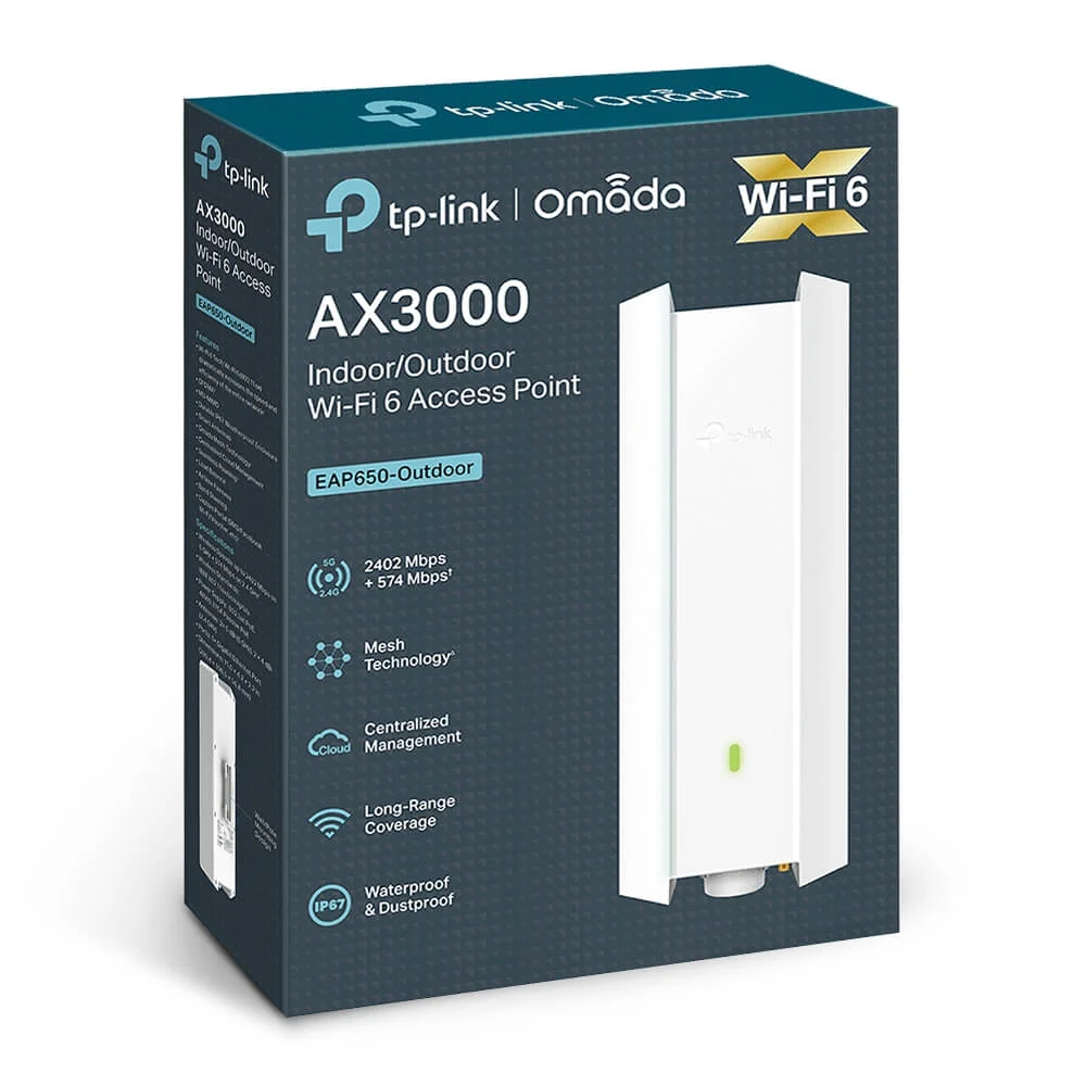 Access Point TpLink Eap650 Outdoor Ax3000 KaBuM