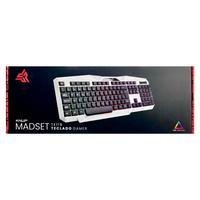 Teclado Knup Gamer Madset, LED RGB