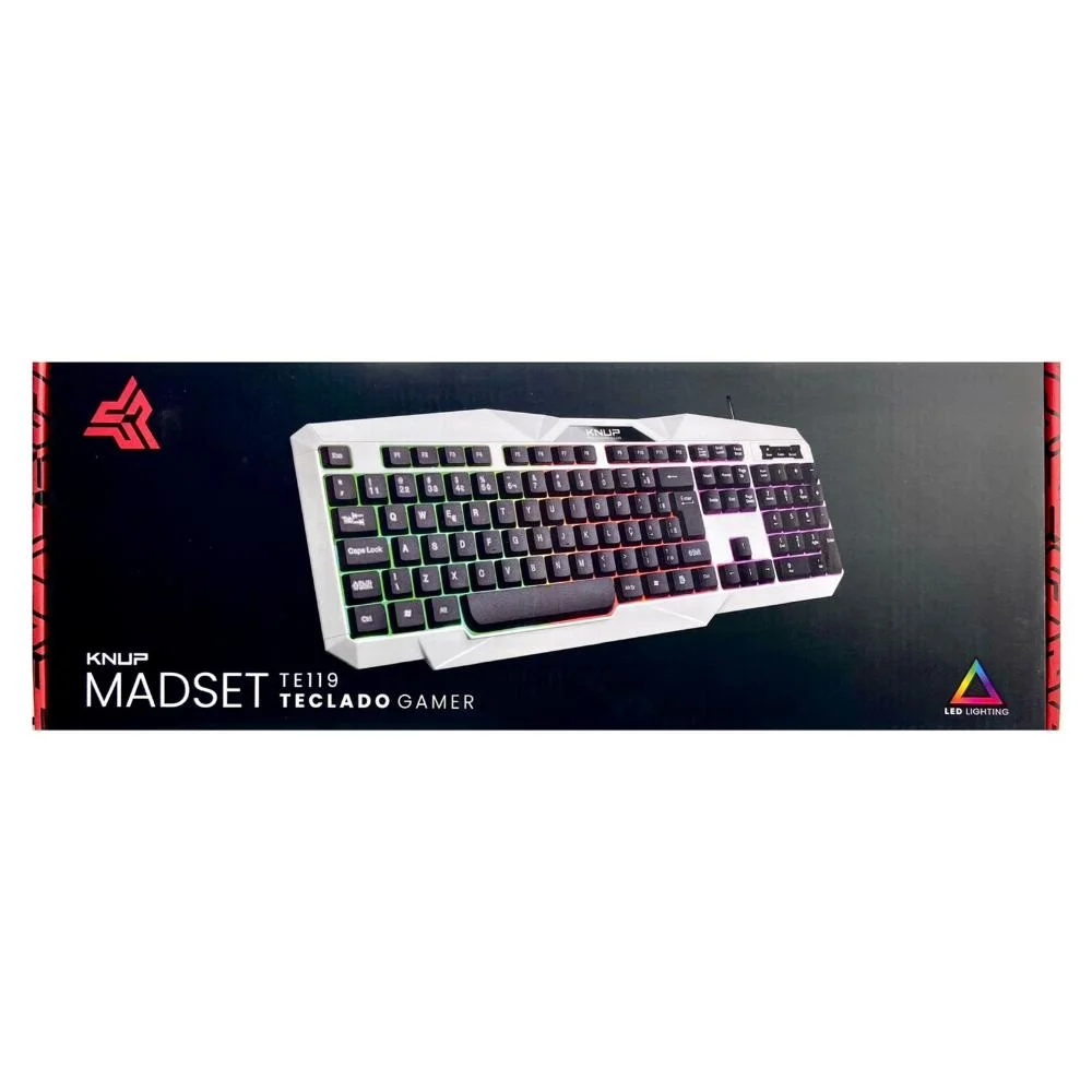 Teclado Knup Gamer Madset, LED RGB Teclado Knup Gamer Madset, LED RGB