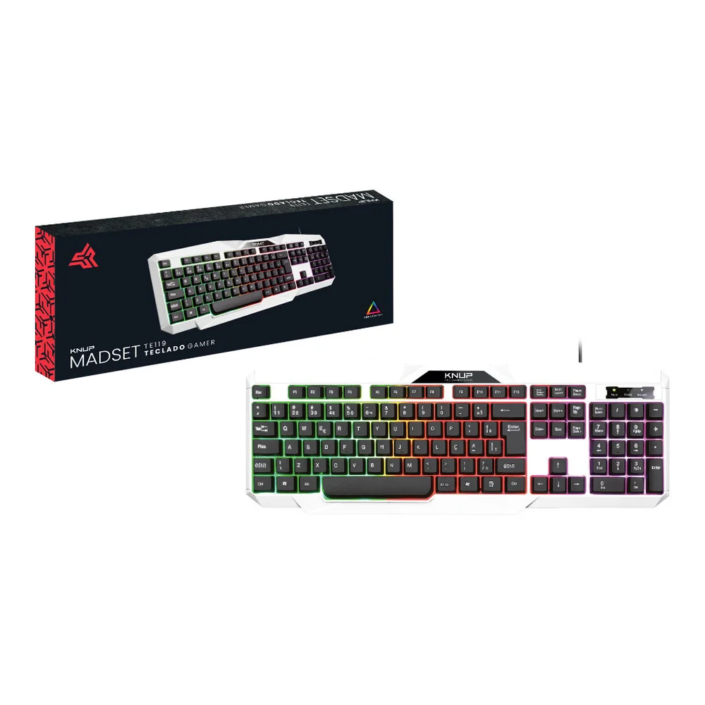 Teclado Knup Gamer Madset, LED RGB Teclado Knup Gamer Madset, LED RGB