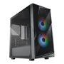 Gabinete Cooler Master Cmp 320, Lateral De Vidro, 2 Fans Argb De 120 Mm, Preto - Cp320-kgnn-s00
