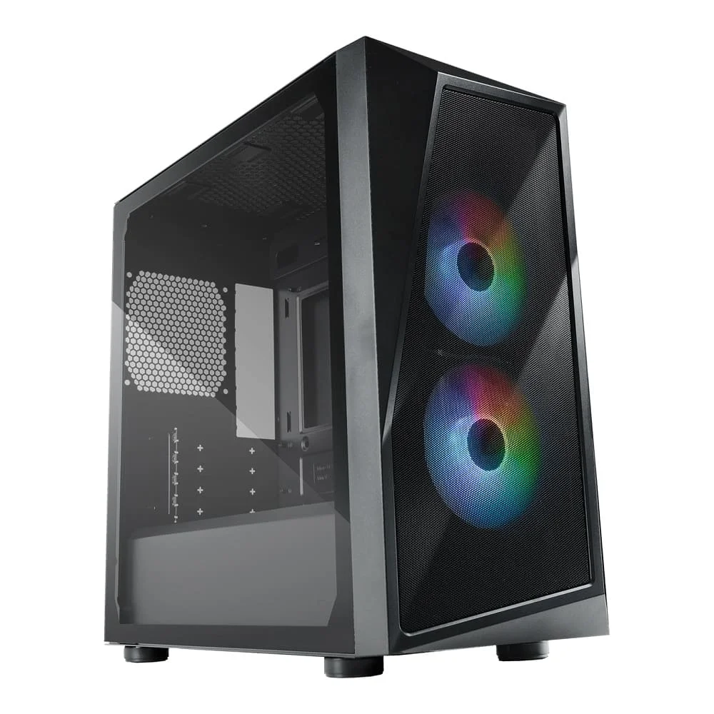 Gabinete Cooler Master Cmp 320, Lateral De Vidro, 2 Fans Argb De 120 Mm, Preto - Cp320-kgnn-s00 Gabinete Cooler Master Cmp 320, Lateral De Vidro, 2 Fans Argb De 120 Mm, Preto - Cp320-kgnn-s00