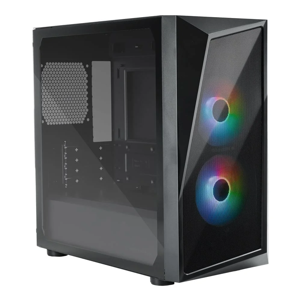 Gabinete Cooler Master Cmp 320, Lateral De Vidro, 2 Fans Argb De 120 Mm, Preto - Cp320-kgnn-s00 Gabinete Cooler Master Cmp 320, Lateral De Vidro, 2 Fans Argb De 120 Mm, Preto - Cp320-kgnn-s00