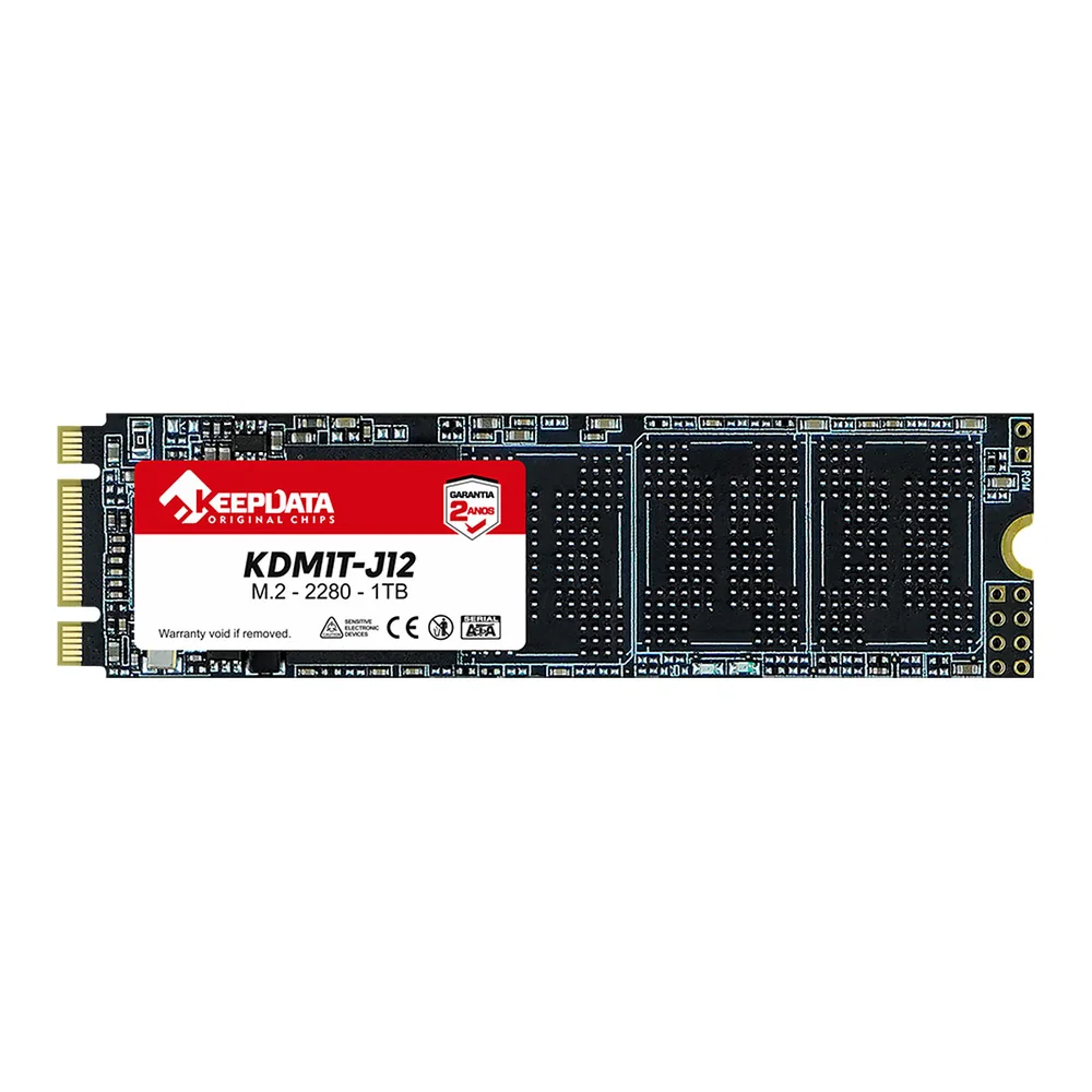 SSD 1tb Keepdata, M.2 2280, Sata Iii 6GB/s, Leitura 550mb/s, Gravação 500mb/s - KDM1T-J12 SSD 1tb Keepdata, M.2 2280, Sata Iii 6GB/s, Leitura 550mb/s, Gravação 500mb/s - KDM1T-J12