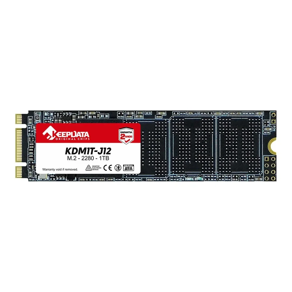 SSD 1tb Keepdata, M.2 2280, Sata Iii 6GB/s, Leitura 550mb/s, Gravação 500mb/s - KDM1T-J12 SSD 1tb Keepdata, M.2 2280, Sata Iii 6GB/s, Leitura 550mb/s, Gravação 500mb/s - KDM1T-J12