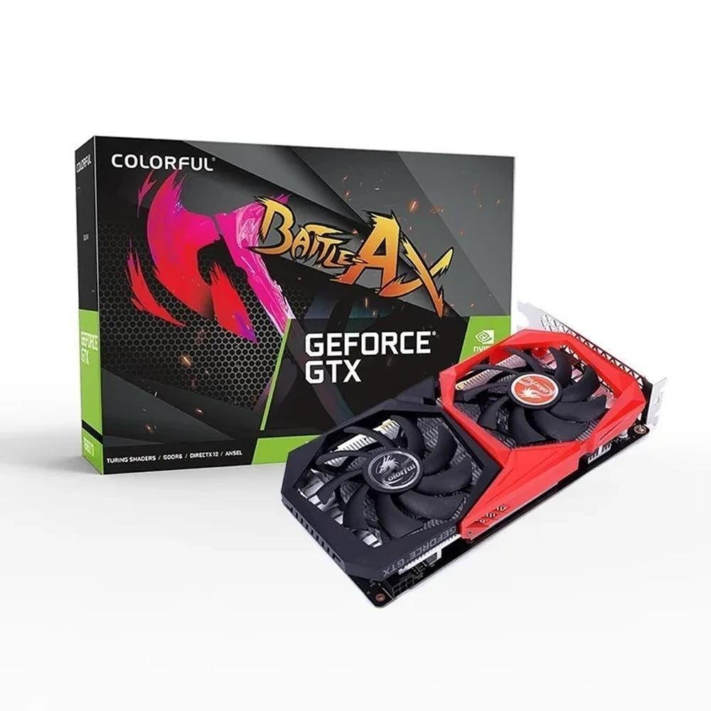 Colorful GTX 1650 GDDR6 補助電源有り版 Placa De Vídeo GTX 1650 Nb Colorful Nvidia 4GB