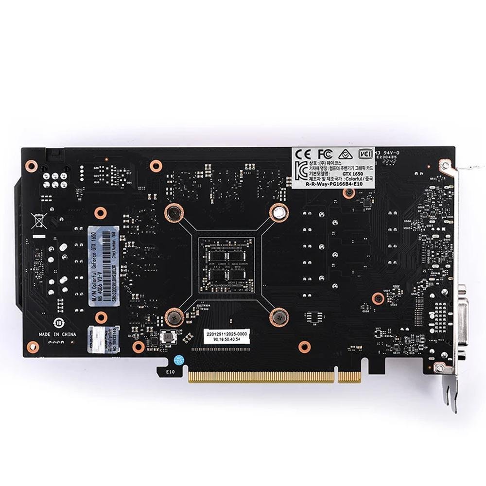 Placa De Vídeo GTX 1650 Nb Colorful Nvidia 4GB