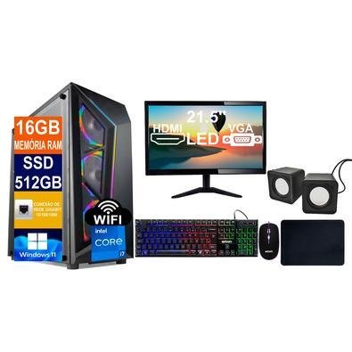 Pc Gamer Completo I710700 16GB SSD 512GB W11P