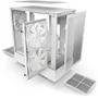 Gabinete Nzxt H5 Flow RGB, Branco, Mid-tower, Lateral Em Vidro