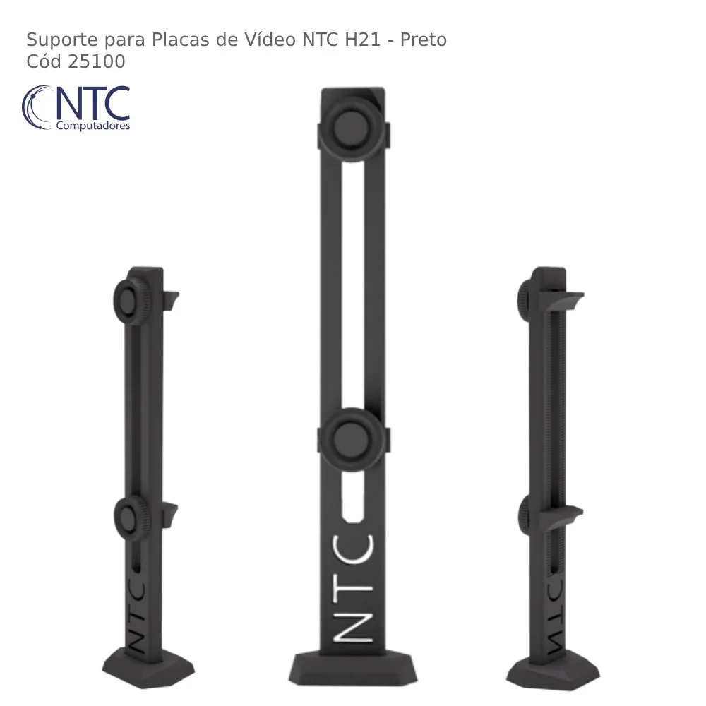 Suporte Para Placa De Vídeo Ntc H21, Preto - H21BLK
