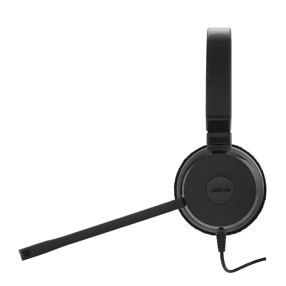 Headset Jabra Evolve 20 Duo Ms Stereo Black KaBuM