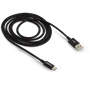 Cabo Intelbras USB-C, 1,5m, Nylon Preto - Euac 15np