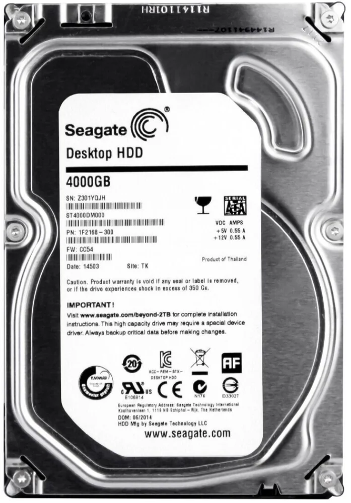 Hd Sata Seagate 4tb 59k 35 0vf3t3 Vf3t3