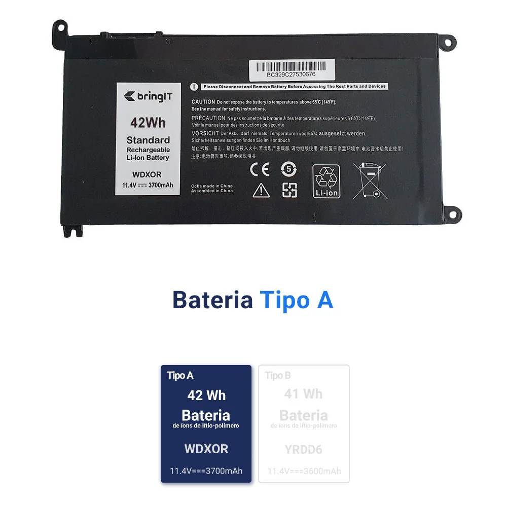 Bateria Para Notebook Dell Inspiron P66f001 P66f Wdx0r