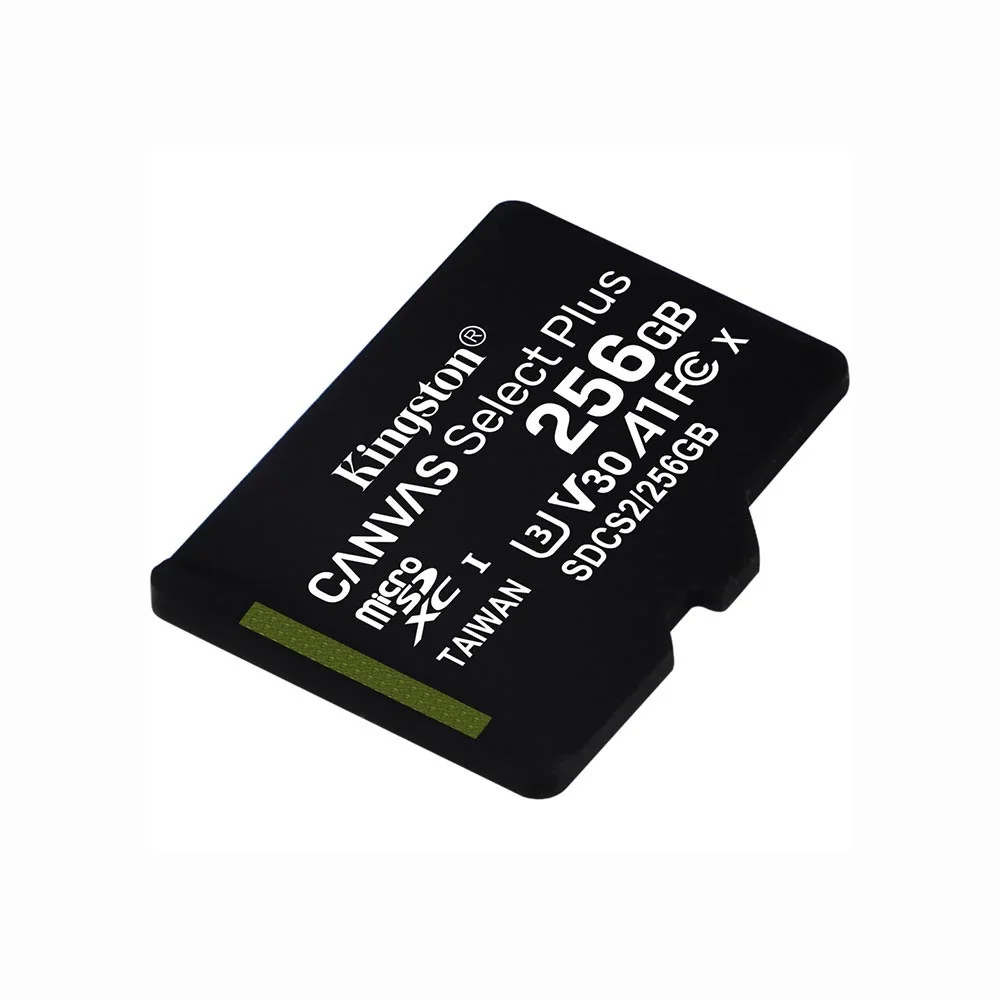 Cartão De Memória Micro Sd Kingston 256GB, Canvas Select Plus