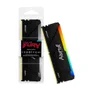 Memória Kingston Fury Beast, 32GB, DDR4 3200mhz,  RGB, Preto - Kf432c16bb2a/32