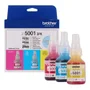 Refil De Tinta Brother Bt50013pk 3 Cores, Ciano, Magenta E Amarelo