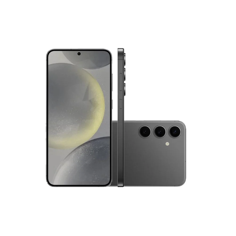 Smartphone Samsung Galaxy S24, 256GB, 8GB RAM, Câmera Tripla 50 MP Tela Infinita 6.2, Preto + Selfie 12MP Smartphone Samsung Galaxy S24, 256GB, 8GB RAM, Câmera Tripla 50 MP Tela Infinita 6.2, Preto + Selfie 12MP