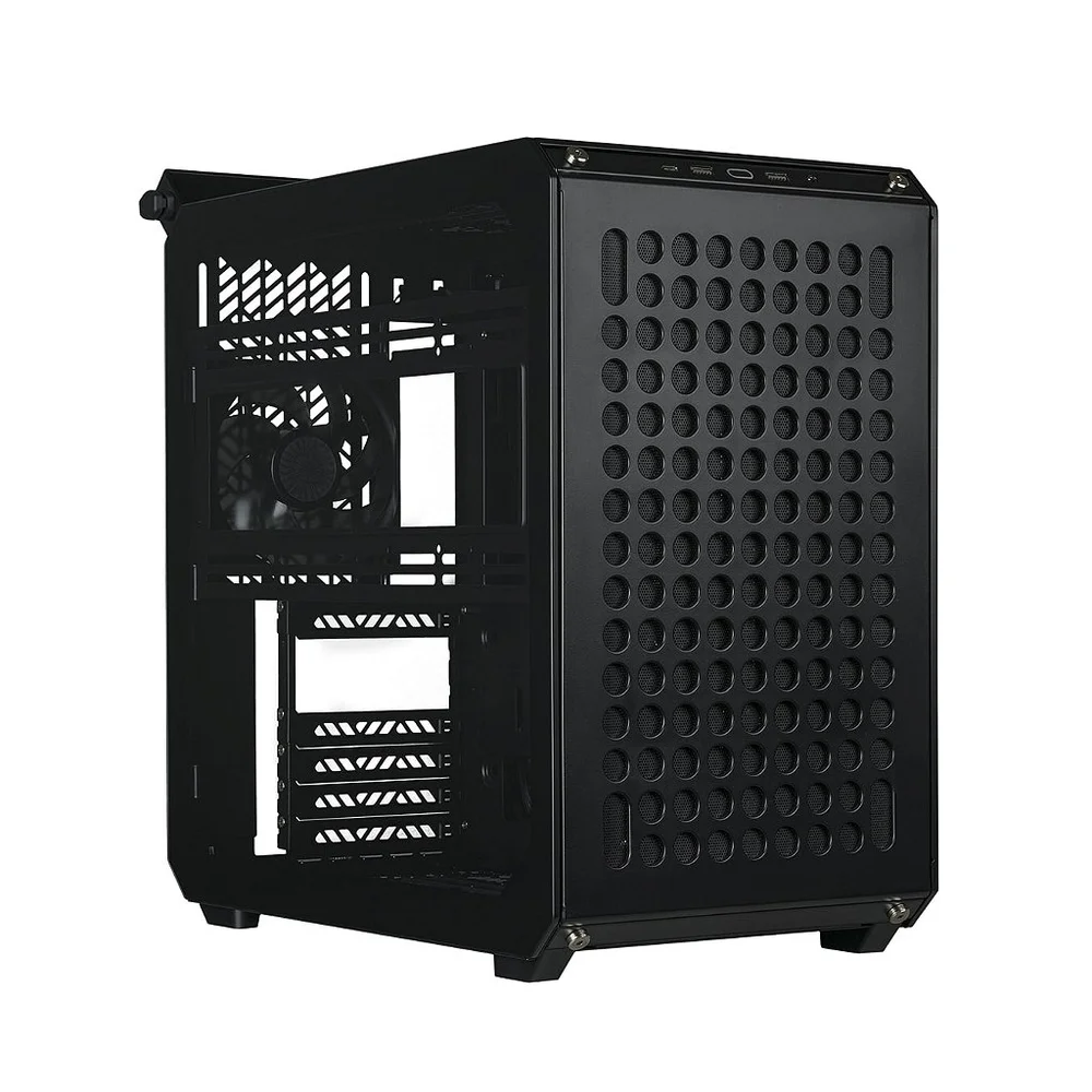 Gabinete Cooler Master Qube 500 Flatpack, Preto, Mid-tower, Vidro Temperado Gabinete Cooler Master Qube 500 Flatpack, Preto, Mid-tower, Vidro Temperado