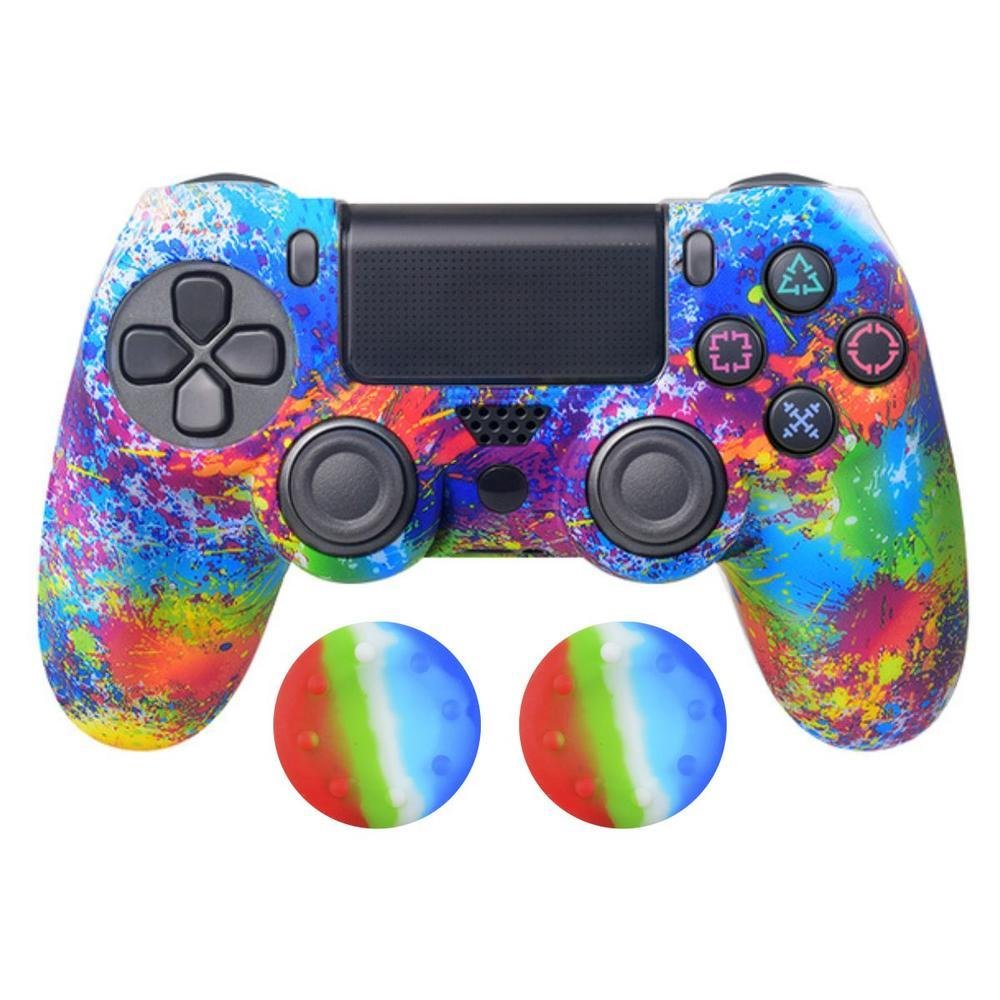 Capa Capinha Case Skin Para Controle De Ps4 Playstation 4 Cor: Graffiti 04 Capa Capinha Case Skin Para Controle De Ps4 Playstation 4 Cor: Graffiti 04