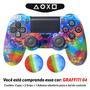 Capa Capinha Case Skin Para Controle De Ps4 Playstation 4 Cor: Graffiti 04