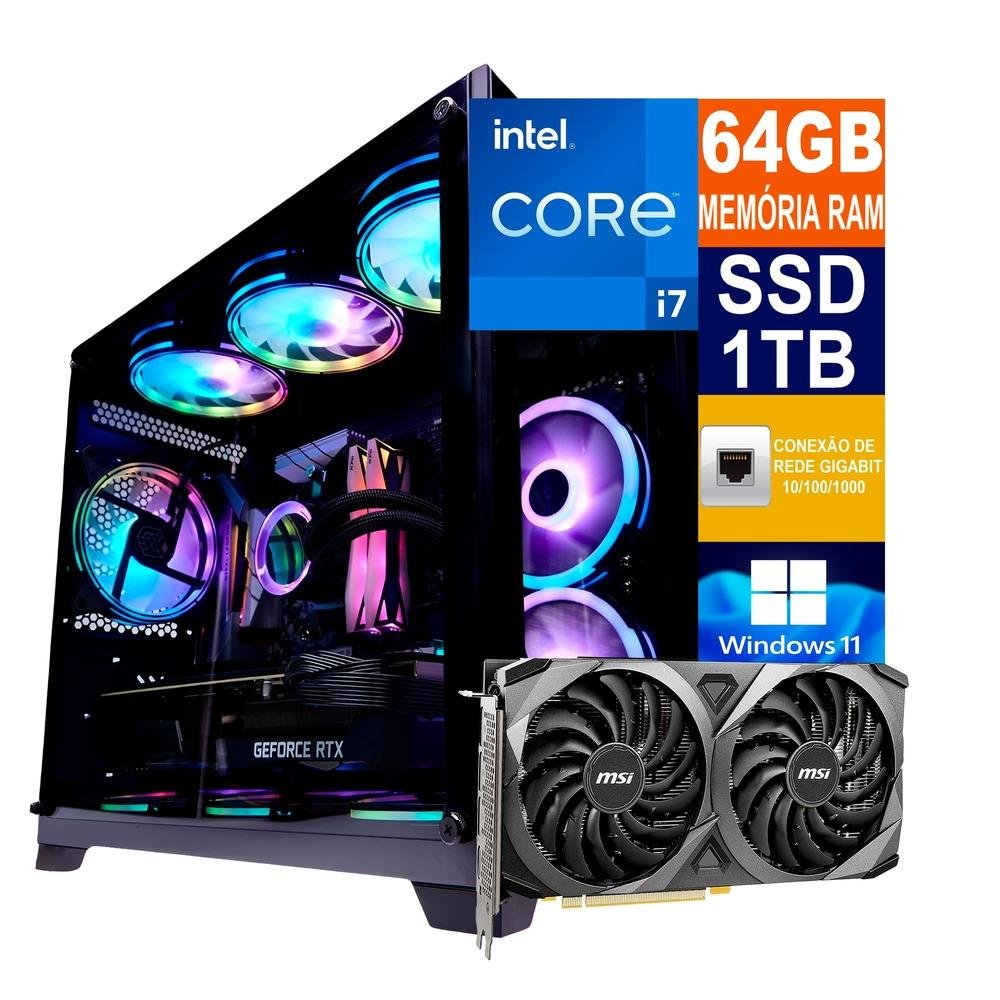 PC Gamer Intel I7 14700kf KaBuM