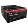 Dock Station Para 2 Hds Sata + 1 Hd Ide, 2.5 Polegadas, 3.5 Polegadas, USB 3.0 - Jc-doc893u3 F3