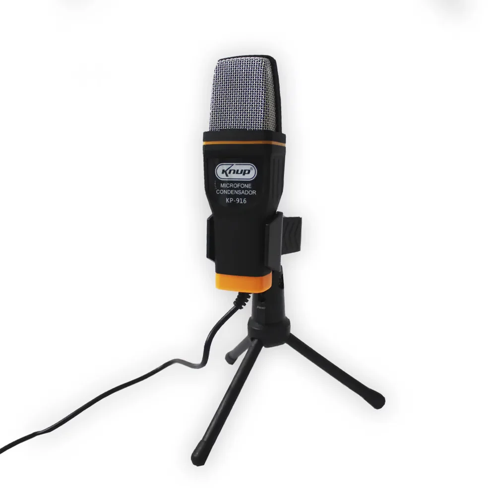 Microfone Condensador USB K916 KaBuM
