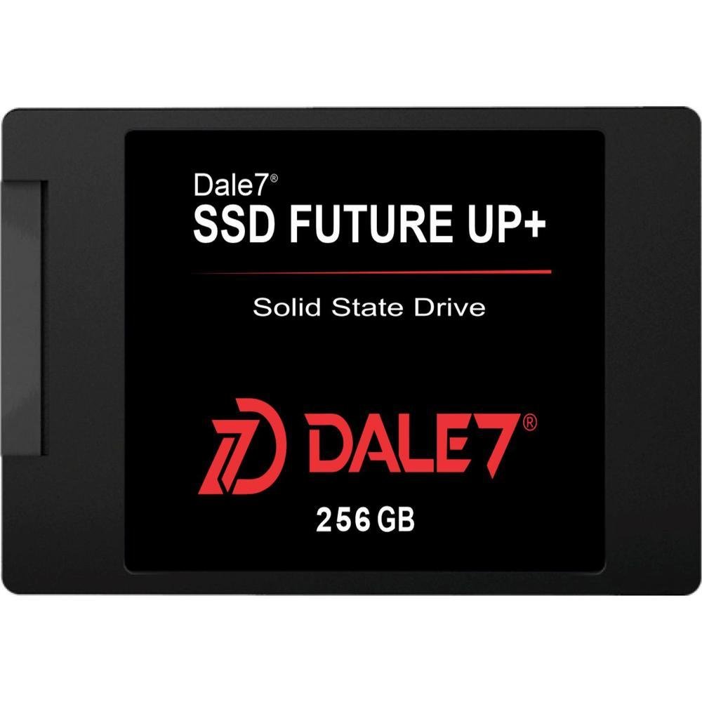 SSD 256GB Dale7 Future Up+, 2.5'' sata 3.0 (6gb/s), Leitura 550mb/s, Gravação 500mb/s SSD 256GB Dale7 Future Up+, 2.5'' sata 3.0 (6gb/s), Leitura 550mb/s, Gravação 500mb/s