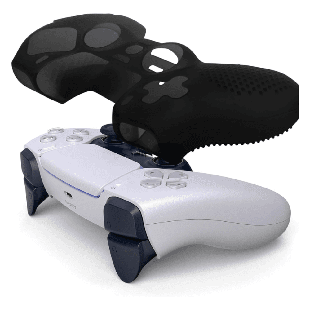 Capa Silicone Anti Derrapante Controle Sony Playstation 5, Ps5, Dualsense - Preto