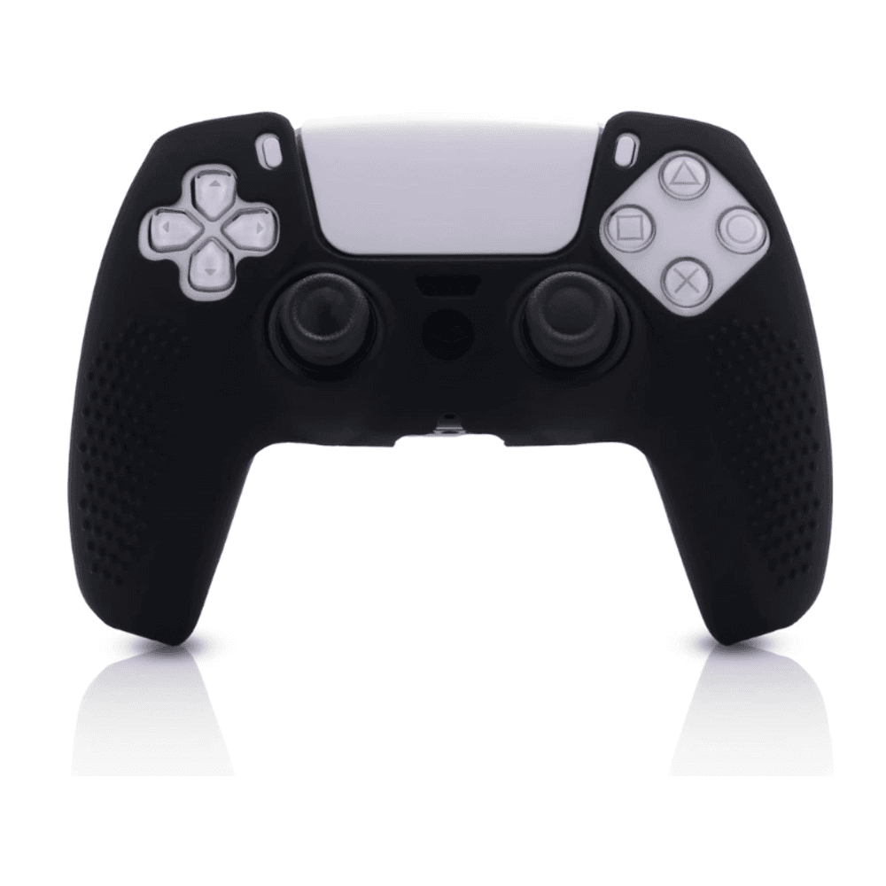 Capa Silicone Anti Derrapante Controle Sony Playstation 5, Ps5, Dualsense - Preto