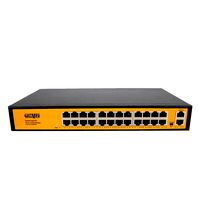 Switch Poe 24 Portas Gigabit + 02 P/ Uplink Gb - Hz-2402gbpoe