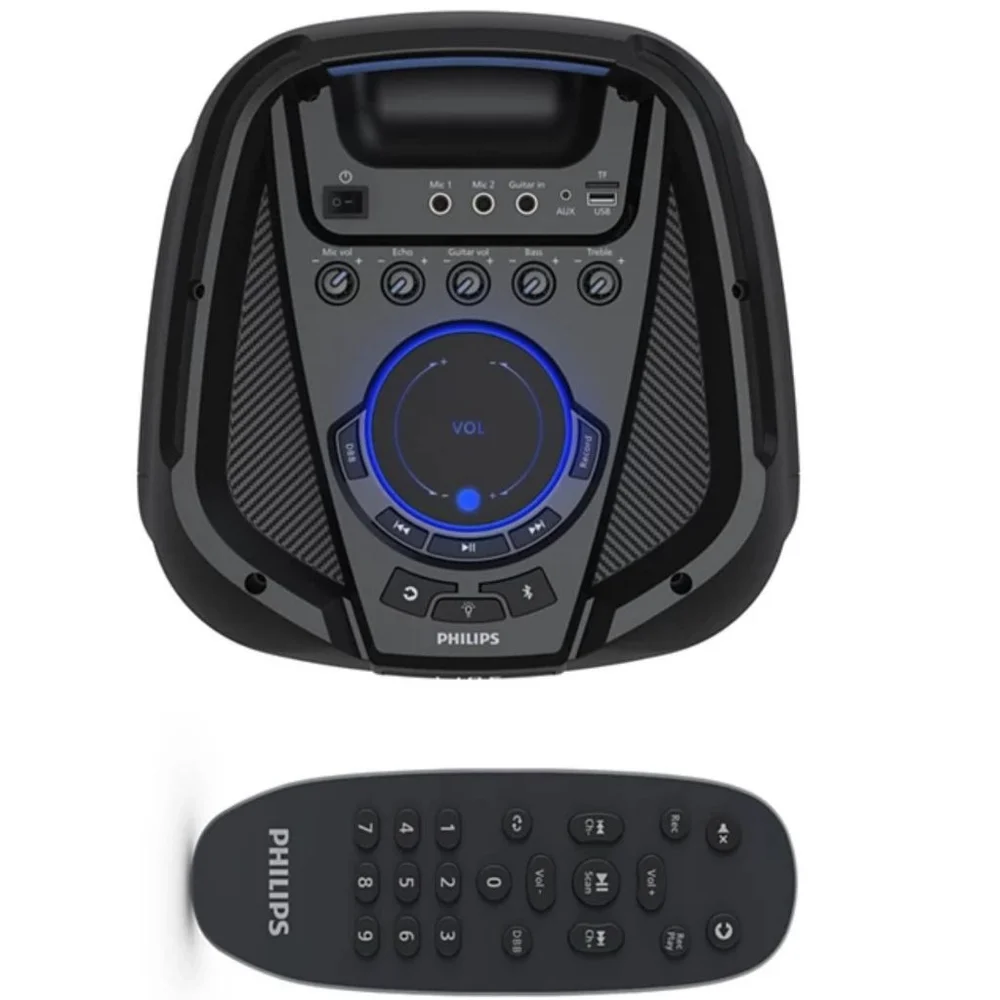 Caixa De Som Philips, Party Speaker Tax4209/78, Ent Aux, Rád Fm, Bluetooth, 1300w, Pre Caixa De Som Philips, Party Speaker Tax4209/78, Ent Aux, Rád Fm, Bluetooth, 1300w, Pre
