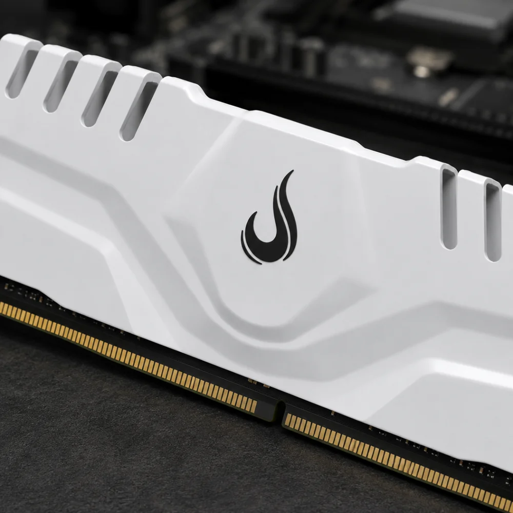 Memória RAM Rise Mode Z, 8GB, 3200MHz, DDR4, CL19, Branco - RM-D4-8G-3200Z