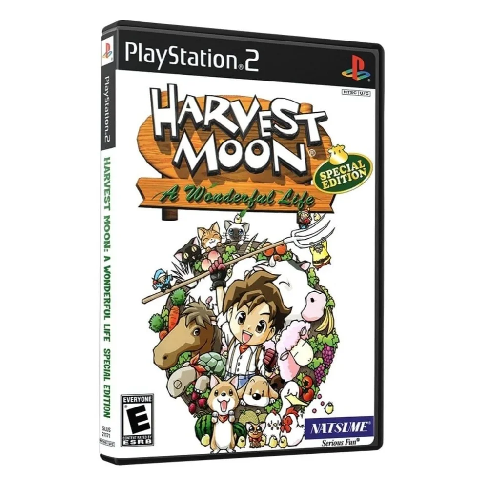 Jogo Harvest Moon A Wonderful Life Special Edition -ps2 Jogo Harvest Moon A Wonderful Life Special Edition -ps2