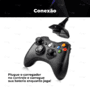 Kit 2 Baterias Recarregáveis Para Controle Joystick Sem Fio XBOX 360 + Cabo Usb Carregador Incluso