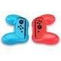 Case Grip Par De Controle Para Joy Con Nintendo Switch Cor:vermelho;