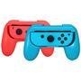 Case Grip Par De Controle Para Joy Con Nintendo Switch Cor:vermelho;
