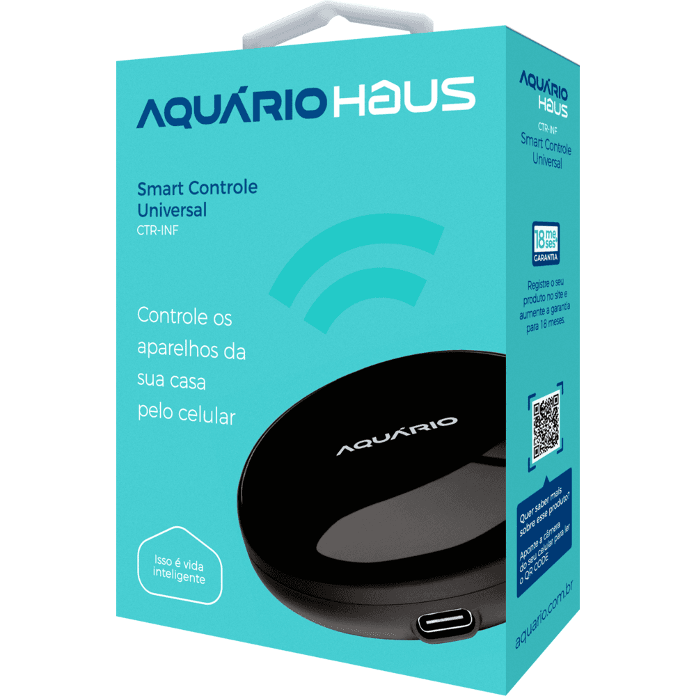 Controle Remoto Universal Inteligente Wi-fi - Aquário Ctr-inf