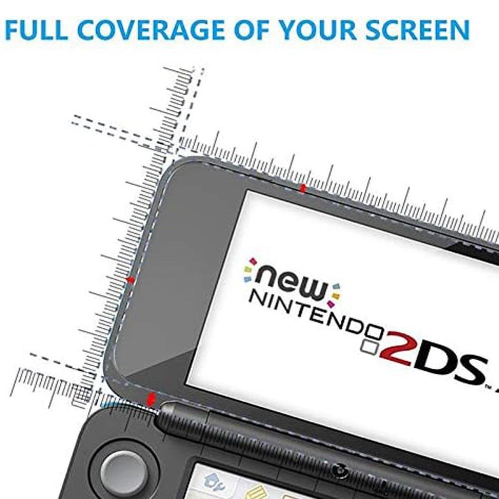 Kit 2 Peliculas De Vidro Protetora 9h Para Console Nintendo New 2ds Xl E Ll Para Tela Superior Inferior Kit 2 Peliculas De Vidro Protetora 9h Para Console Nintendo New 2ds Xl E Ll Para Tela Superior Inferior