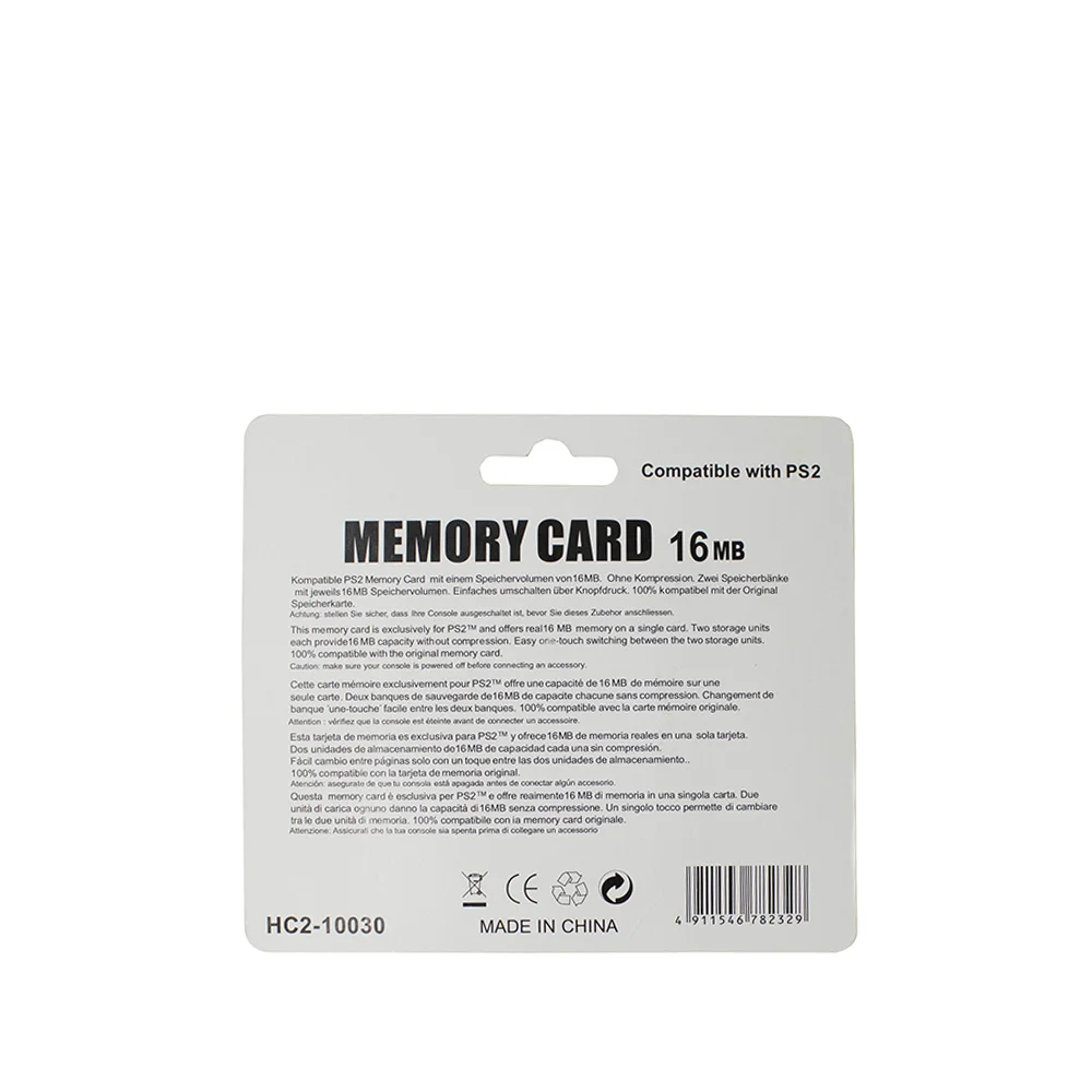 Cartão De Memória SBN, Para Ps2, 16mb, Esferium - Hc2-10030