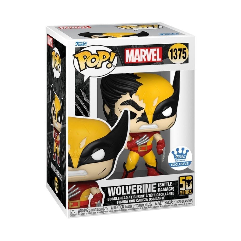 Boneco Funko Pop! Marvel 50th Wolverine With Torn Mask