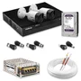 Kit 2 Câmeras De Segurança Intelbras Full Hd 1080p Com Dvr Mhdx 1204 1080p Com HD 1TB Purple | Completo 100% Intelbras