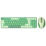 Kit Teclado E Mouse Gamer Redragon Mecânico Usb Bs-8772 - Verde