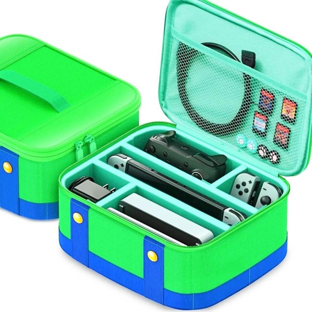 Bolsa De Transporte Para Nintendo Switch Case Maleta Top - Verde Bolsa De Transporte Para Nintendo Switch Case Maleta Top - Verde