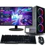 PC GAMER Completo  AMD RYZEN 7 5700G , 16GB RAM, Placa Vega 8, SSD 512GB, Fonte 500W. Windows 10 trial + Monitor 24" LED + Kit Gamer