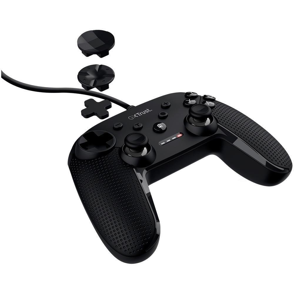 Controle Joystick Trust Gxt541, Gamepad, Para PC Muta, Preto - 24789-02 Controle Joystick Trust Gxt541, Gamepad, Para PC Muta, Preto - 24789-02