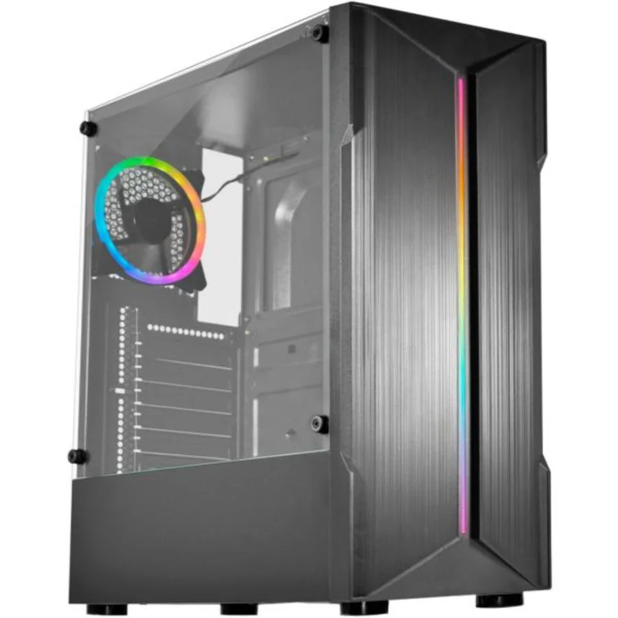 Gabinete Gamer Demon Ii K-mex Gm-06w5, Preto, Sem Fonte Gabinete Gamer Demon Ii K-mex Gm-06w5, Preto, Sem Fonte